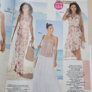 NWT LASCANA  dress size 2 NWT elastic at waist, floral pattern, slits on sides